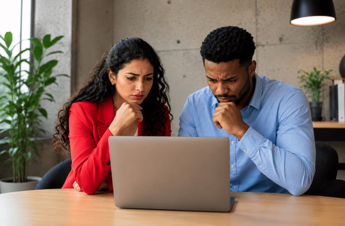 Person checking whether a relationship compatibility test result feels accurate.